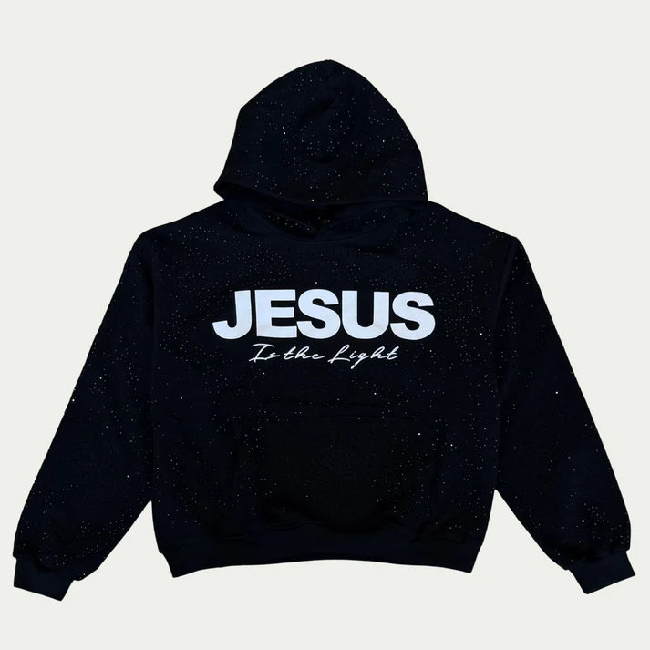 Jesus Is The Light Printed Hoodie